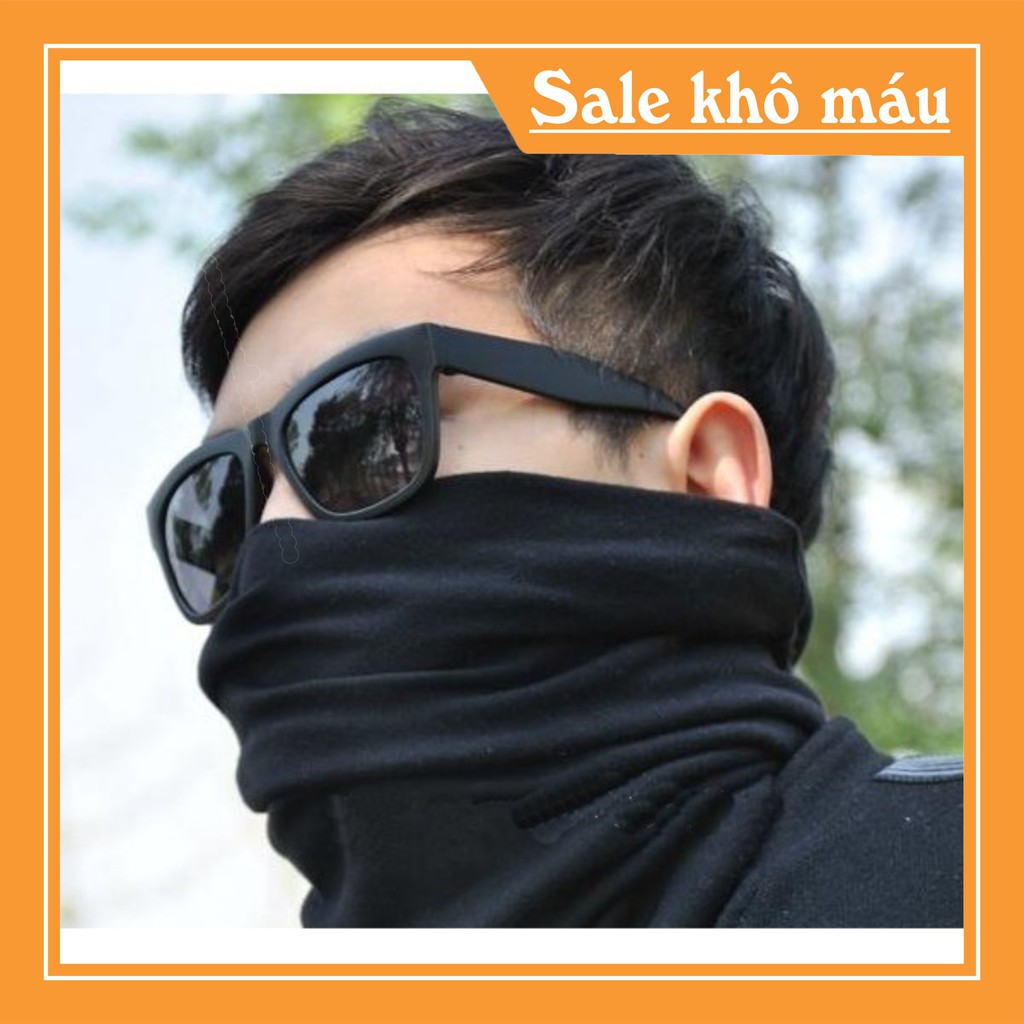 Khăn đa năng chống nắng màu đen cực ngầu, mát không nóng nha