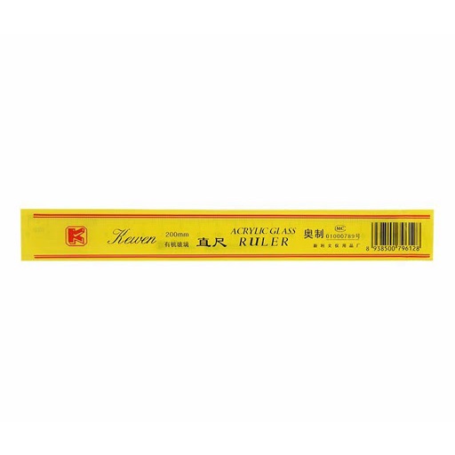 Thước kẻ mica Kewen 30cm