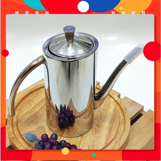 Bình trà inox 304 cao cấp vòi dài.