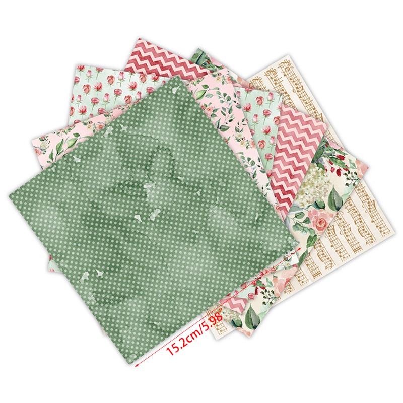 Set 12 Tấm Giấy 6x6 Inch In Chữ Love Is Everlasting Dùng Để Trang Trí Sổ Tay Diy