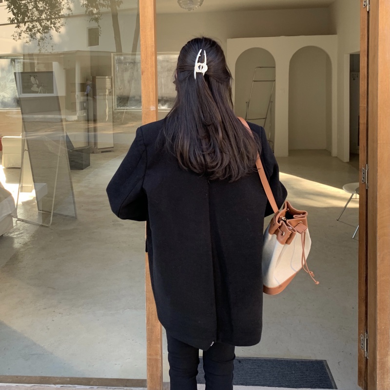 Áo vest dạ phong cách Hàn Quốc thu đông