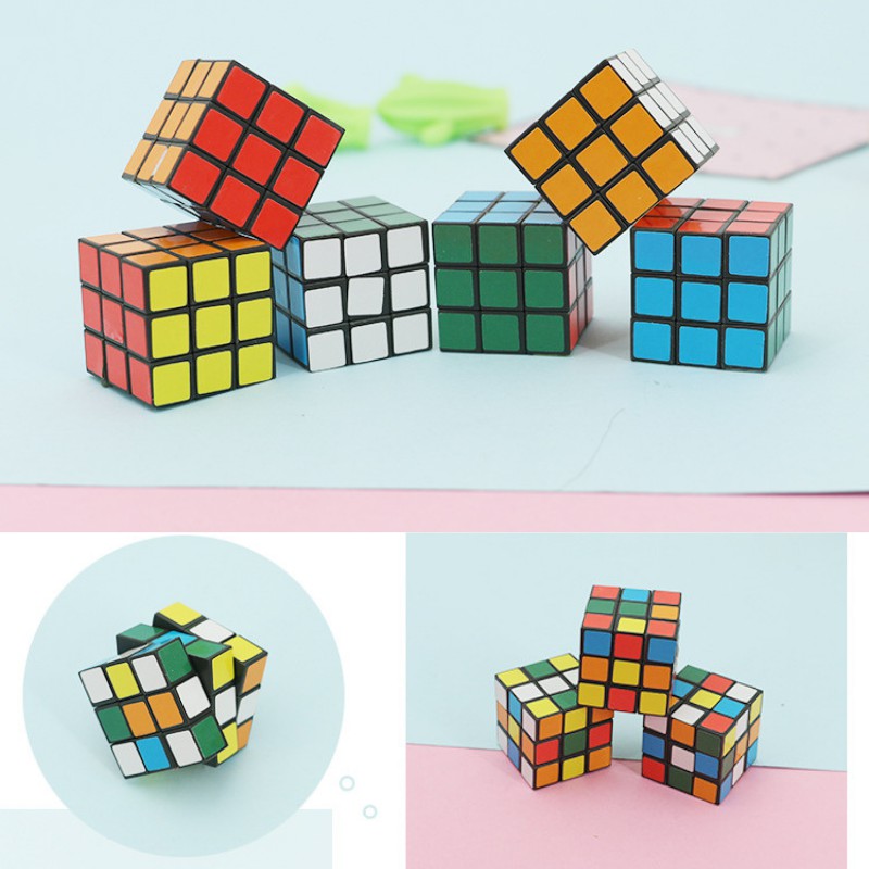 Rubic 3x3 Giá Rẻ 3 Tầng Khối Lập Phương Ma Thuật - Cục Rubik Đồ choei trẻ em Phát triển trí thông minh Temo Toys