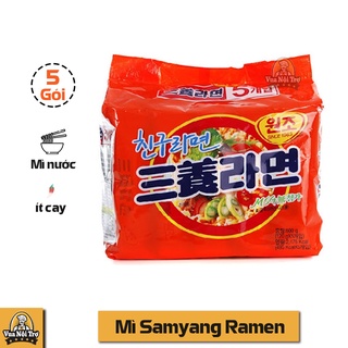 Combo 5 gói mì ăn liền samyang hàn quốc 120g