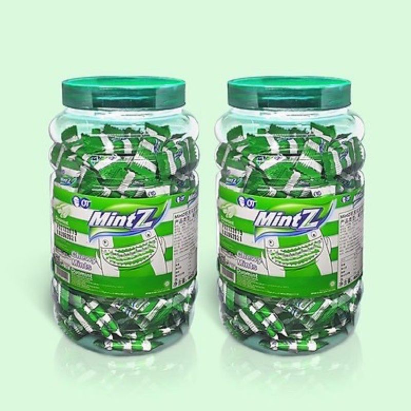 Kẹo Mintz Duomint Chewy Mints 2 mùi (hủ 460g)