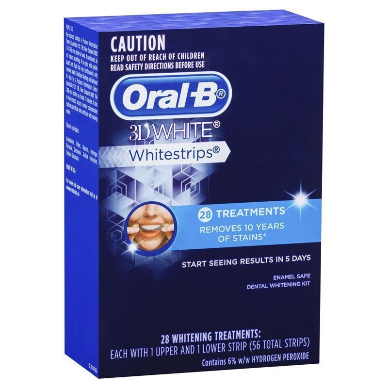 Miếng dán trắng răng Oral-B hộp 28 ngày