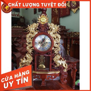 ĐỒNG HỒ ĐỂ BÀN DÁT VÀNG CAO CẤP CAO 75CM