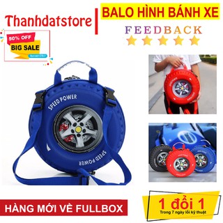 Balo hình bánh xe ngộ nghĩnh, đáng yêu cho bé 💥siêu hot💥