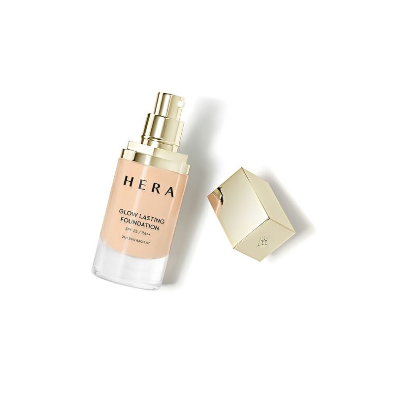 [Cực Hot] Kem Nền Ma Thuật Siêu Che Khuyết Điểm Và Giữ Tone Suốt 24 Giờ - Hera Glow Lasting Foundation SPF25/PA++ 1ml