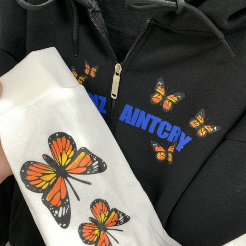 Áo hoodie nam nữ SADBOIZ AINTCRY dáng unisex form rộng chất nỉ bông chống nắng tốt | BigBuy360 - bigbuy360.vn