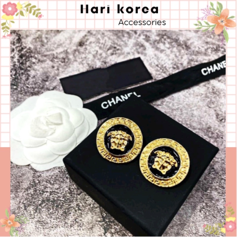 Bông tai vesac khuyên tai hotgirl phụ kiện trang sức Hari korea accessories