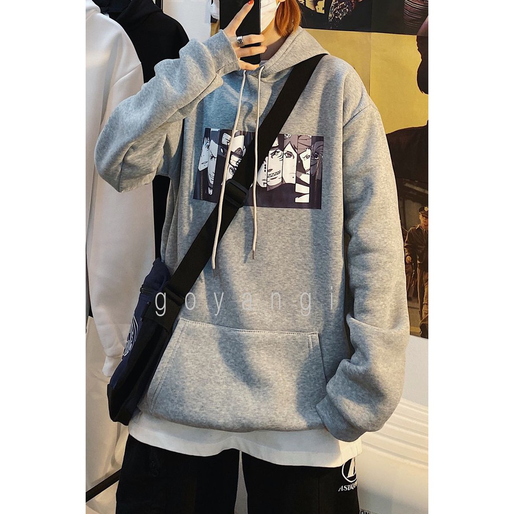 Áo chất  Áo Hoodie Naruto akatsuki all team oversize Unisex phong cách Hàn Quốc