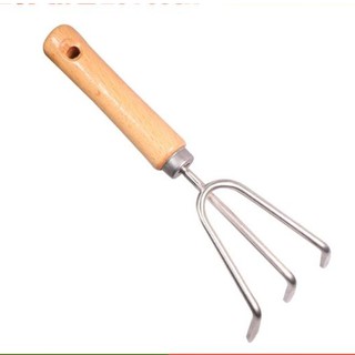 Cào xới đất inox cầm tay loại lớn LV024