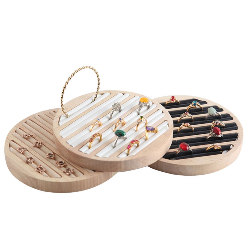 Khay Tròn Trưng Bày Trang Sức Trưng Bày Tiện Lợi