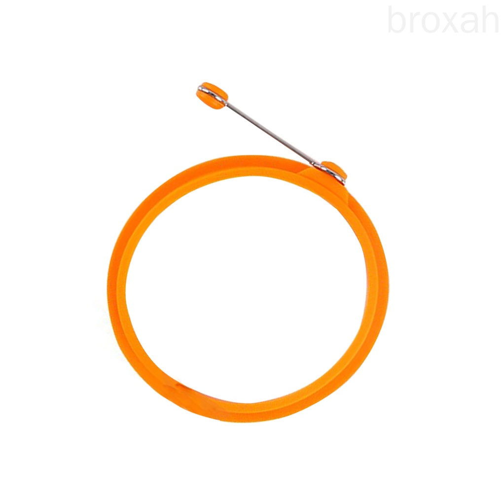 Khuôn Chiên Trứng Hình Tròn Bằng Silicone Chống Dính Có Tay Cầm Tiện Dụng