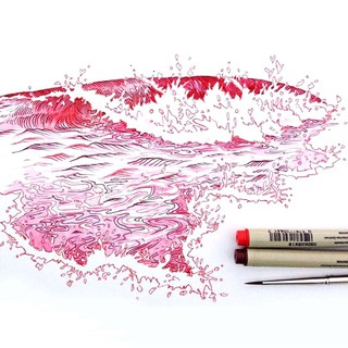 Bút line đi nét Sakura Pigma Micron ngòi PN