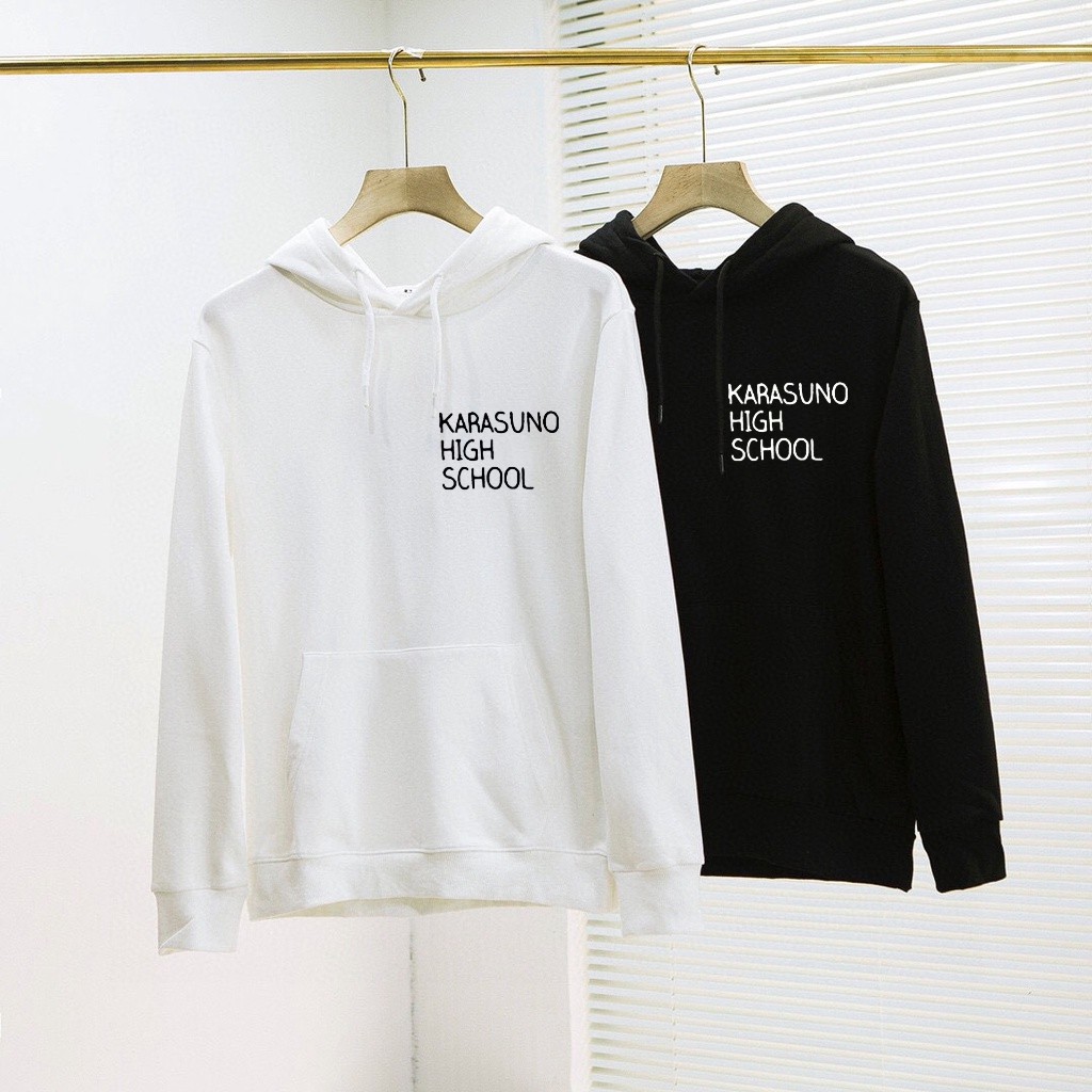 Mẫu áo Hoodie Karasuno Haikyuu High School Anime đẹp cưc ngầu giá tận xưởng