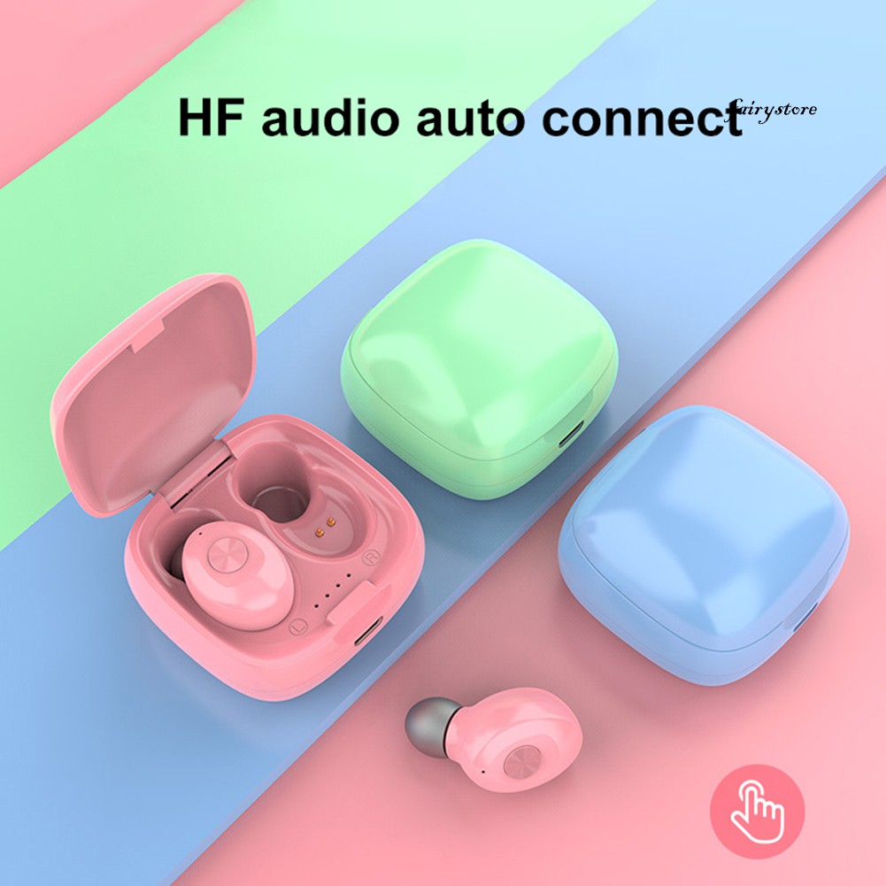 Tai Nghe Bluetooth 5.0 Hifi Fs + Xg12 Tws Kèm Mic Thoại