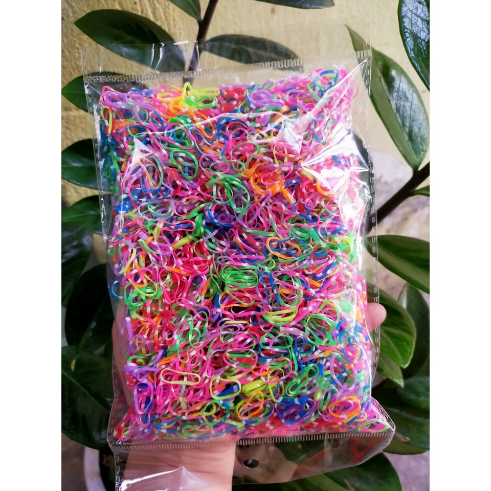 100g Thun Cột Tóc Nhiều Màu Siêu Dễ Thương