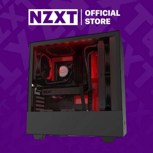 Vỏ Case Máy Tính NZXT H510i Màu Đen Đỏ