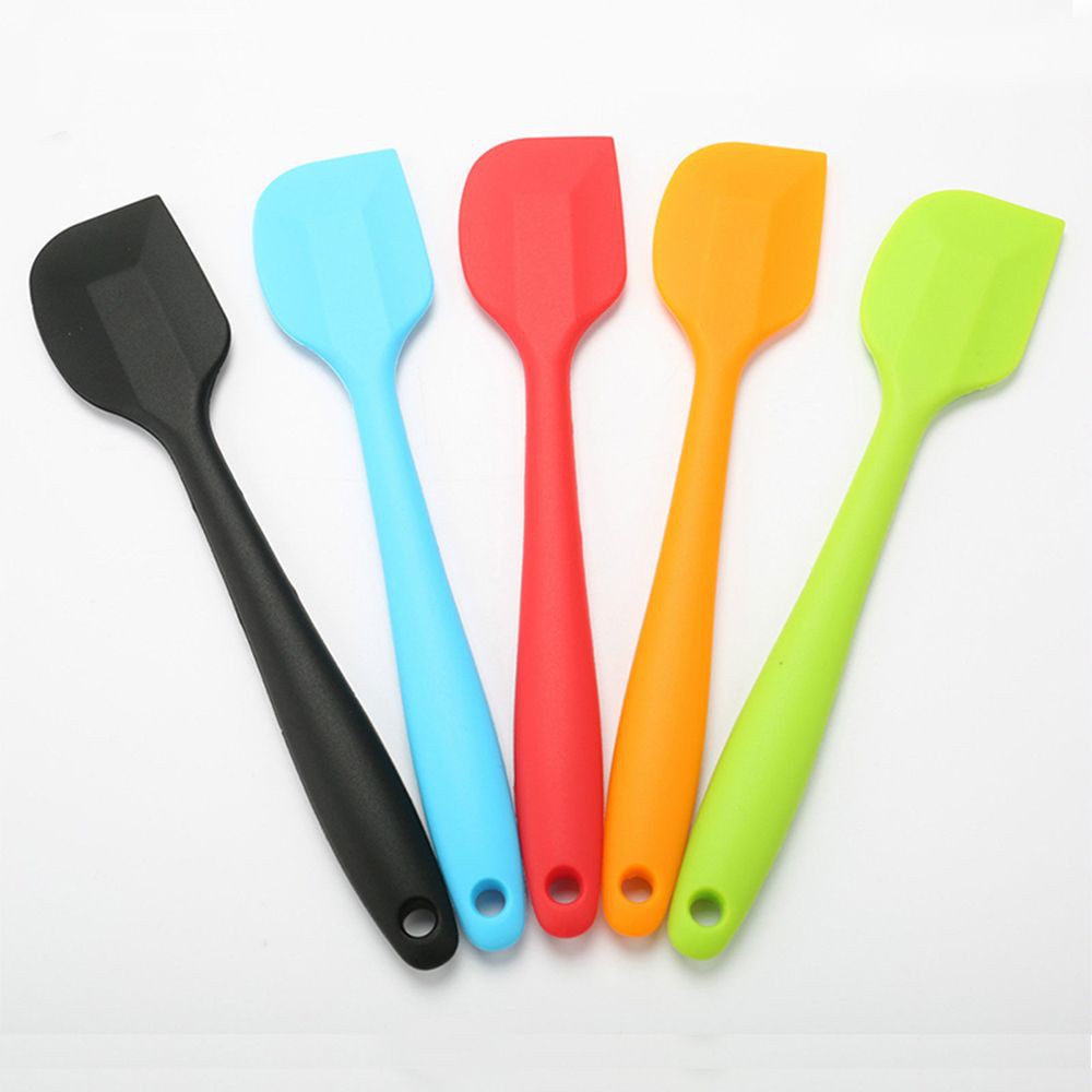 Flexible Cookie Safety Mixing Cook Butter Baking Help Cream Cake Maker Spatula Scraper Brush