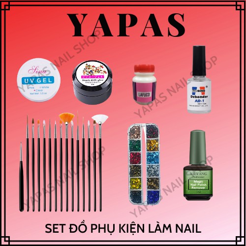 Combo set đồ học và làm nail từ cơ bản đến nâng cao chuyên nghiệp