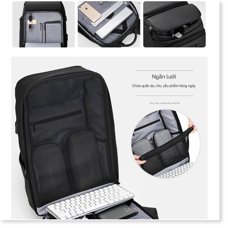 🆕 Balo chống trộm Compacto thế hệ mới – Mark Ryden