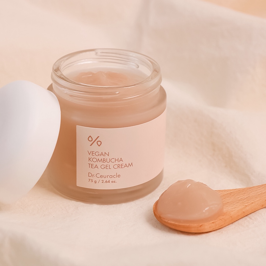 Kem Dưỡng Ngăn Ngừa Lão Hóa Dr.Ceuracle Vegan Kombucha Tea Gel Cream
