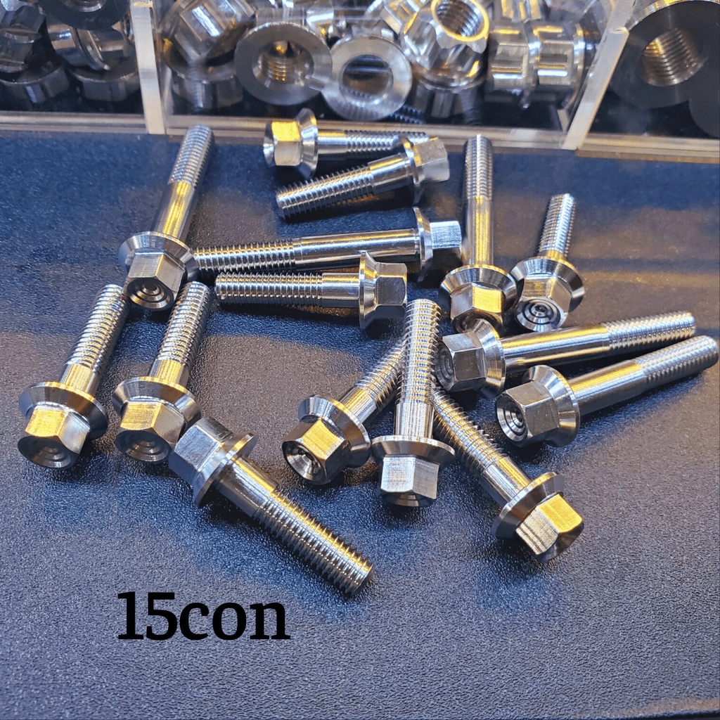 TBT bộ lốc máy xì bo satria 2 thì chuẩn inox 304 15 con bảo hành rỉ sét trọn đời