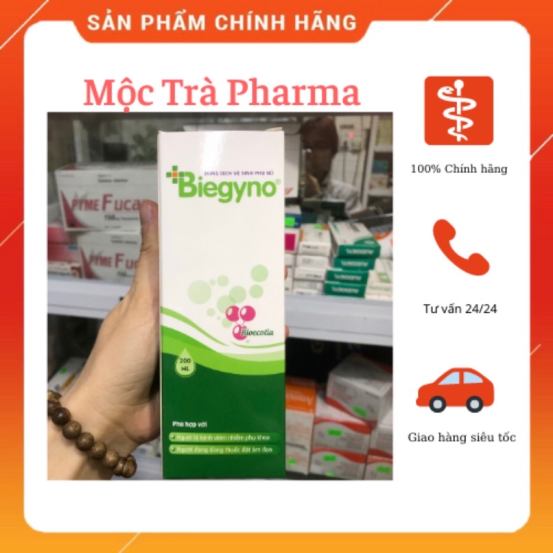 Dung dịch vệ sinh phụ nữ cao cấp Biegyno-Chai 200ml-Giúp Kháng khuẩn