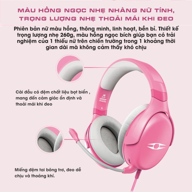 Tai Nghe Gaming Chụp Tai Có Mic Takstar FLIT Chơi Game Nghe Nhạc Học Online Chính Hãng Cao Cấp Bảo Hành 1 Năm