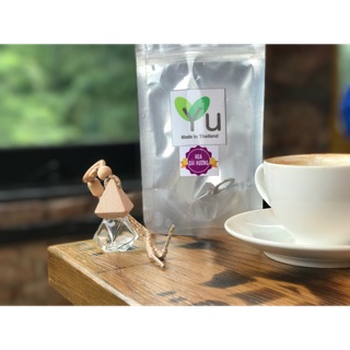 Tinh dầu Lavender Hoa Oải Hương treo xe hơi, gắn tủ quần áo, phòng ngủ, tặng kèm kẹp lọc gió điều hoà xe ô tô