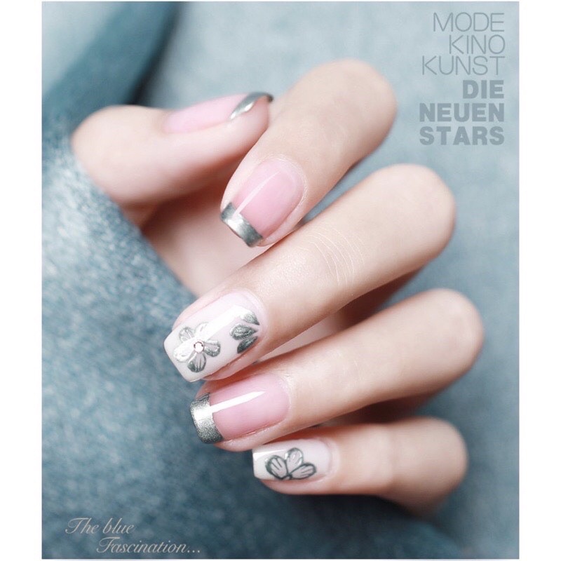 Gel metan nail , gel thay thế vẽ viền tráng gương