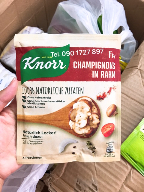 Sốt Nấm hiệu Knorr 33g