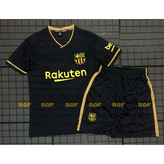 Quần Áo Bóng Đá BARCELONA đen sân khách 2020