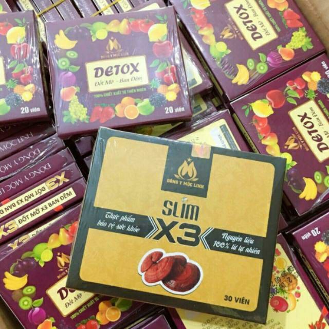Giảm cân X3 Đông Y Mộc Linh (tặng 20 Detox) | BigBuy360 - bigbuy360.vn