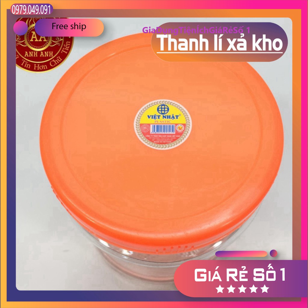 Lọ đựng gia vị có thìa Việt Nhật 300g - 500g