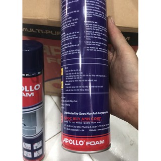 Xịt foam APOLLO 750ml