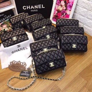 ,,túi classic trần chám size 22