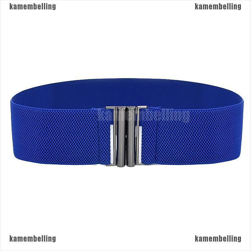 Thắt Lưng Bản Rộng Co Giãn Có Khóa Cài Thời Trang Cho Nữ