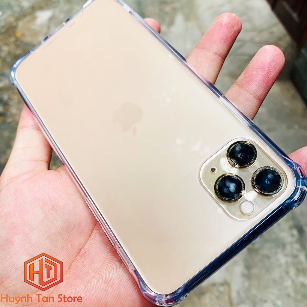 Ốp lưng Iphone 11 Pro , Iphone 11 Pro Max, 12 , 12 Pro , 12 Pro Max  trong suốt Clear Color Ver 3