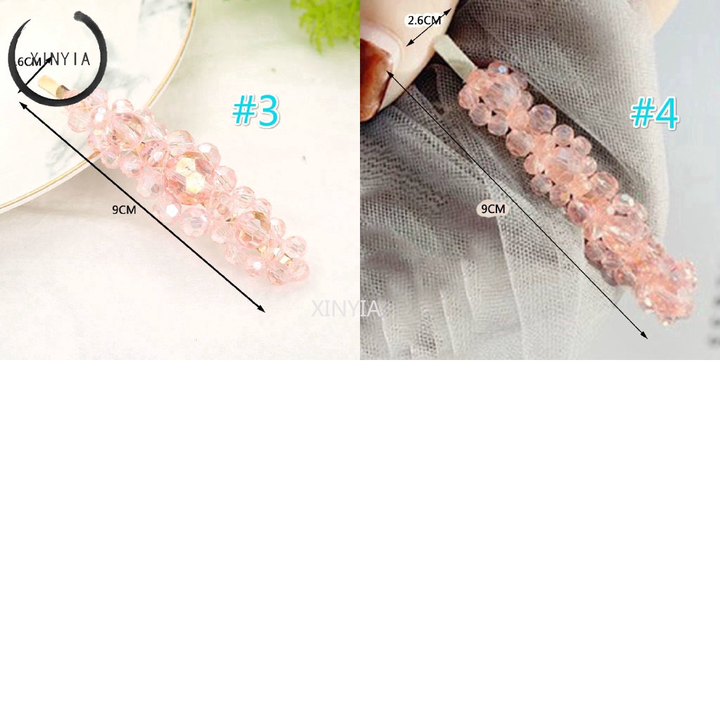 Kẹp Tóc Đính Đá Pha Lê Thời Trang Nữ Dễ Thương