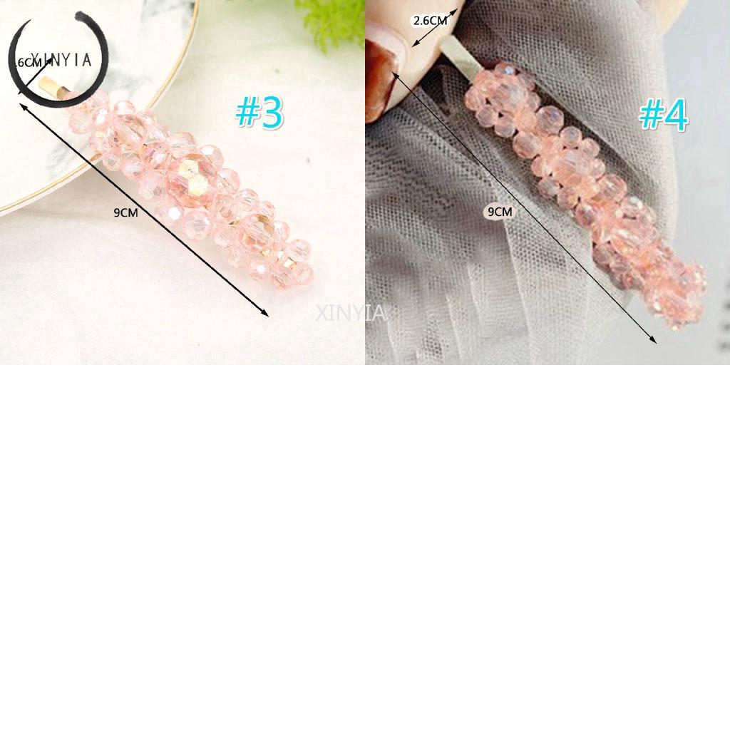 Kẹp Tóc Đính Đá Pha Lê Thời Trang Nữ Dễ Thương