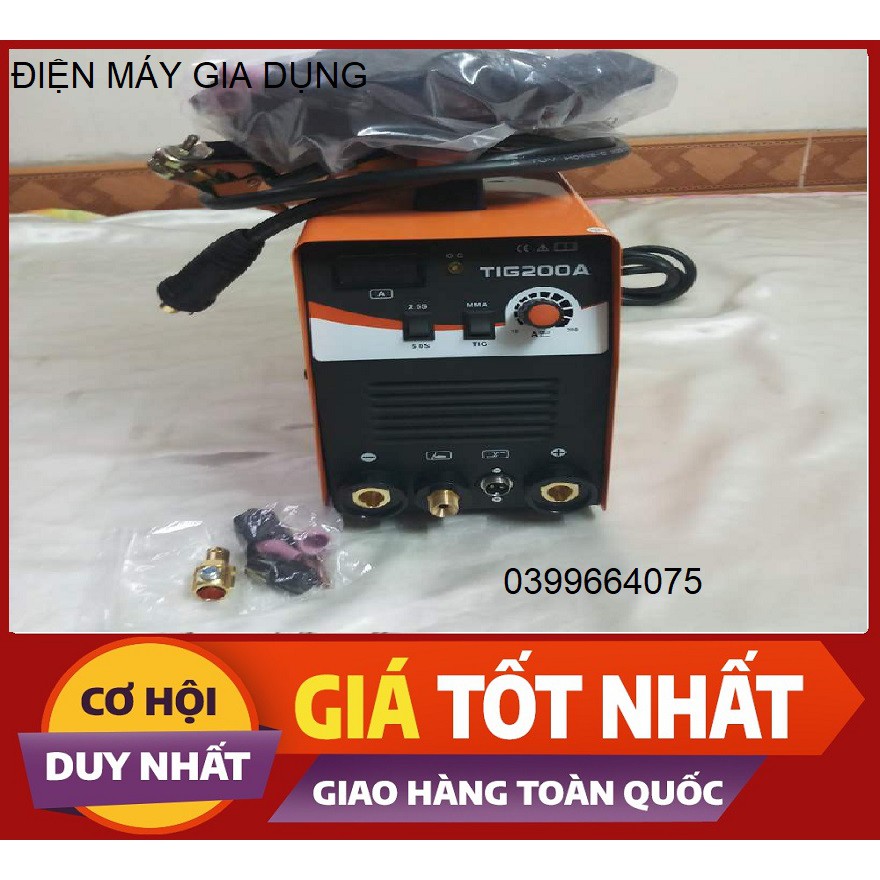 Máy Hàn Tig Jasic 200A-2 Chức Năng,HÀN INOX -QUE- Lõi Đồng 100% Bảo Hành 6 Tháng