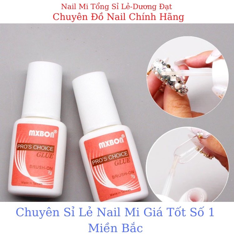 [ HÀNG CHÍNH HÃNG]Keo Mxbon , keo dán móng Mxbon siêu chắc 7ml-Nail Mi Tổng Sỉ Lẻ