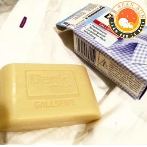 Bánh xà phòng tẩy trắng làm sạch cổ tay nách áo sơ mi Denkmit của Đức 100g đánh bay vết bẩn cứng đầu nhất - mẹ bean bon