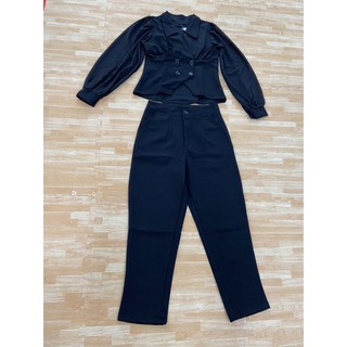set vest nữ công sở