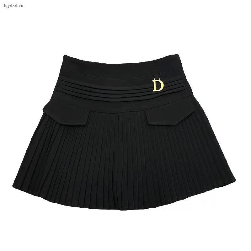 Chân váy chữ A màu trơn thời trang xuân hè 2021 cho nữ