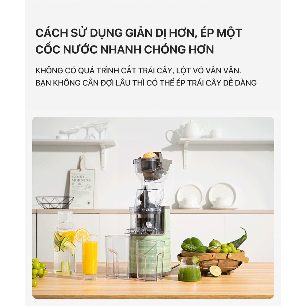 Máy ép chậm hoa quả Xiaomi BUD BJ-31 BJ-32 với điện cơ mạnh công suất lớn