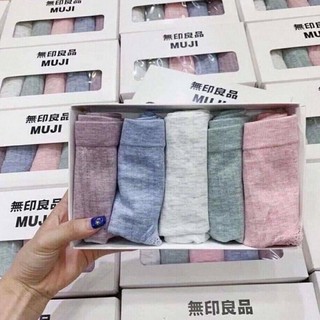 Quần lót Nữ🌹FREESHIP🌹Quần Lót Muji hàng xuất nhật, hộp 5 quần Siêu Xinh Siêu Rẻ QL03