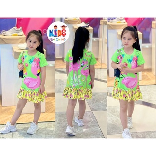 (12-25 KÝ) ĐẦM 3D THUN LẠNH SIÊU CUTE BÉ GÁI - ĐỒ BỘ TRẺ EM